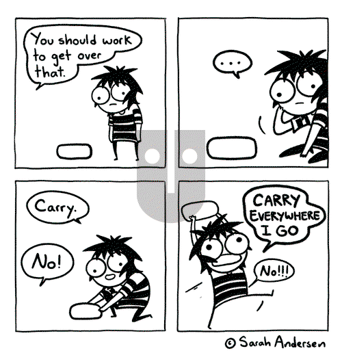 Sarah's Scribbles on Thursday April 25, 2019 Comic Strip