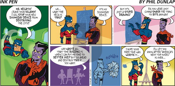 Ink Pen on Sunday March 23, 2008 Comic Strip