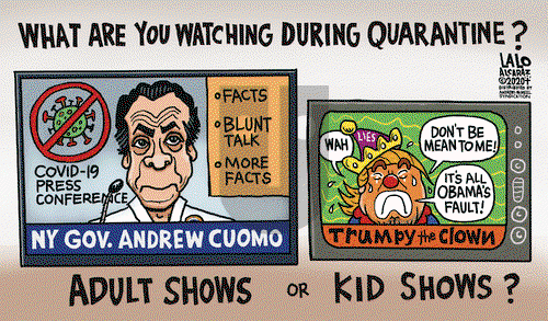 Lalo Alcaraz on Tuesday March 31, 2020 Comic Strip