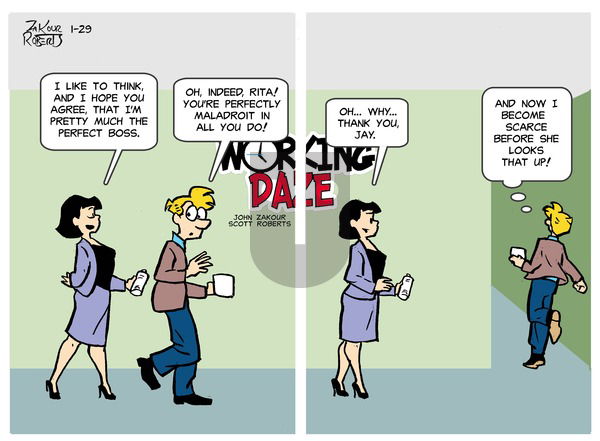 Working Daze - Sunday January 29, 2023 Comic Strip