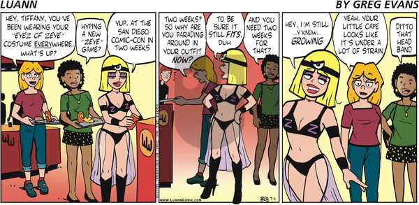 Luann - Sunday July 6, 2014 Comic Strip