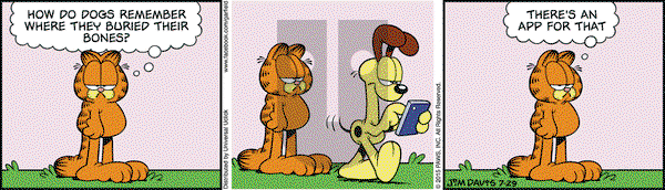 Garfield on Wednesday July 29, 2015 Comic Strip