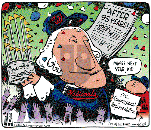 Tom Toles on Friday November 1, 2019 Comic Strip