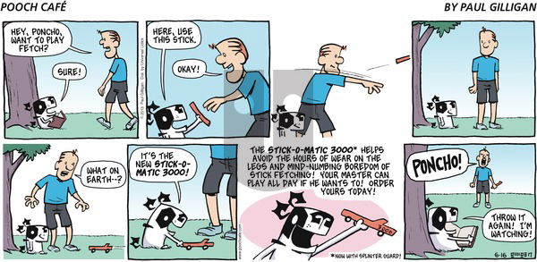 Pooch Cafe on Sunday June 16, 2013 Comic Strip