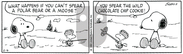 Peanuts on Thursday February 4, 1993 Comic Strip
