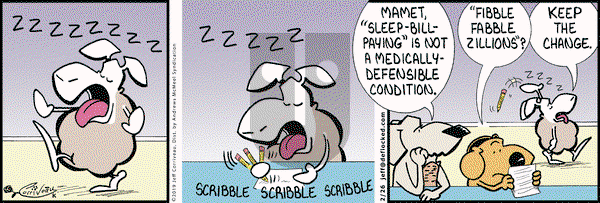 DeFlocked on Tuesday February 26, 2019 Comic Strip