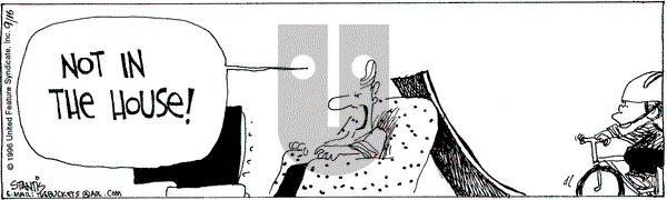 The Buckets on Monday September 16, 1996 Comic Strip