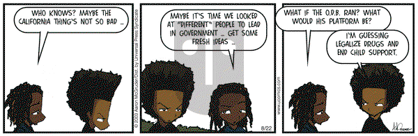 The Boondocks - Friday August 22, 2003 Comic Strip