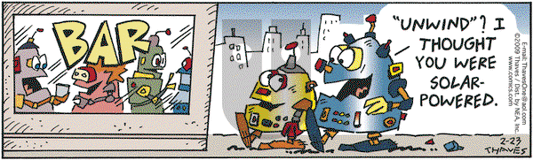 Frank and Ernest on Monday February 23, 2009 Comic Strip