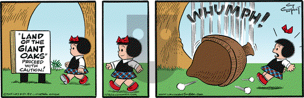 Nancy on Wednesday November 18, 2015 Comic Strip