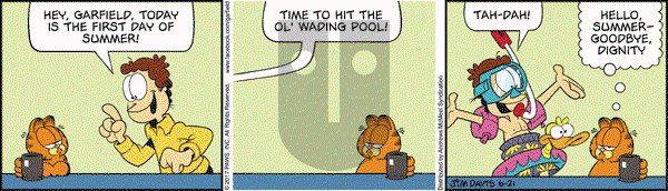 Garfield on Wednesday June 21, 2017 Comic Strip