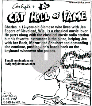 Kit 'N' Carlyle on Saturday June 10, 2000 Comic Strip