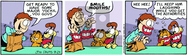 Garfield on Thursday September 24, 1987 Comic Strip