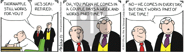 The Born Loser on Monday January 7, 2013 Comic Strip