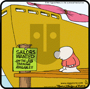 Ziggy - Saturday February 24, 2001 Comic Strip