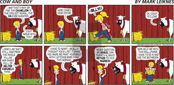 Cow and Boy Classics on Sunday June 17, 2007 Comic Strip