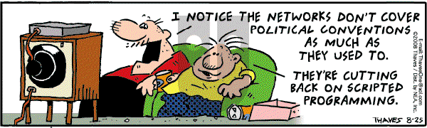 Frank and Ernest - Monday August 25, 2008 Comic Strip