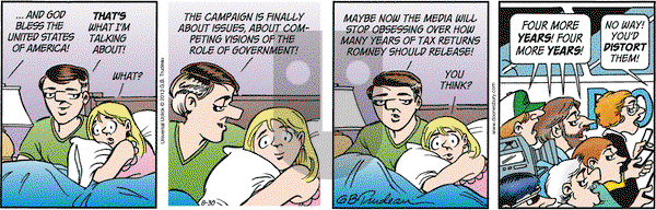 Doonesbury on Thursday August 30, 2012 Comic Strip