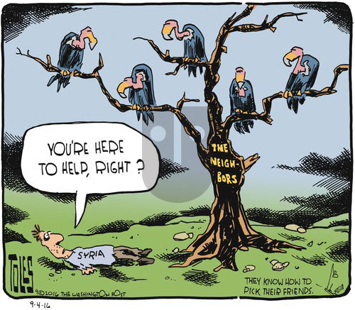 Tom Toles on Sunday September 4, 2016 Comic Strip