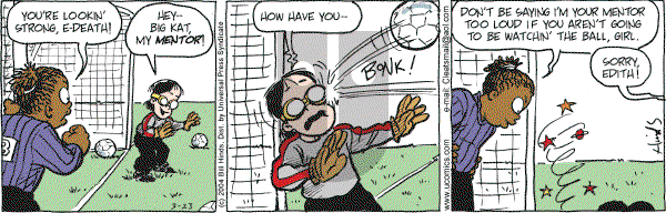 Cleats - Tuesday March 23, 2004 Comic Strip