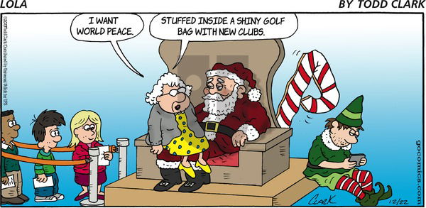 Lola on Sunday December 22, 2013 Comic Strip