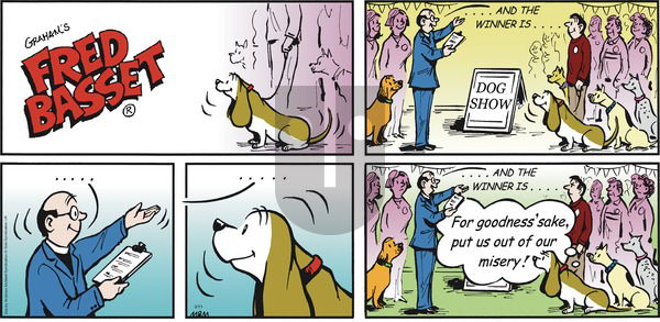 Fred Basset on Sunday March 11, 2018 Comic Strip