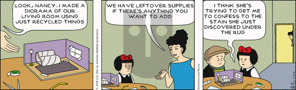 Nancy on Friday July 20, 2018 Comic Strip
