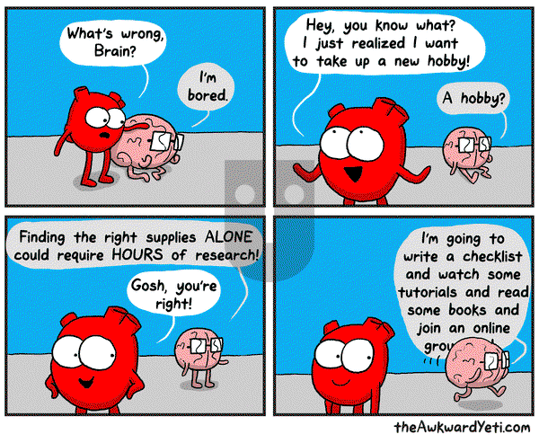 The Awkward Yeti on Monday September 4, 2017 Comic Strip