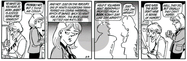 Doonesbury on Monday February 3, 1997 Comic Strip