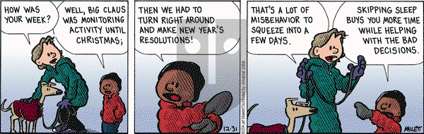 Frazz on Wednesday December 31, 2014 Comic Strip
