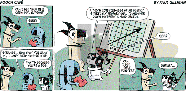 Pooch Cafe on Sunday November 14, 2010 Comic Strip
