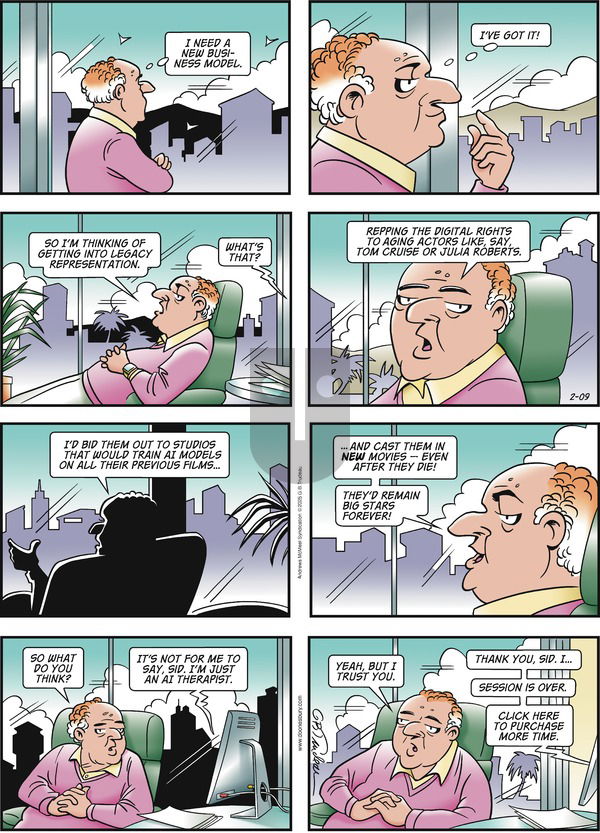 Doonesbury - Sunday February 9, 2025 Comic Strip