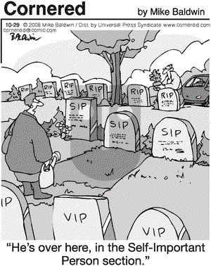 Cornered on Wednesday October 29, 2008 Comic Strip