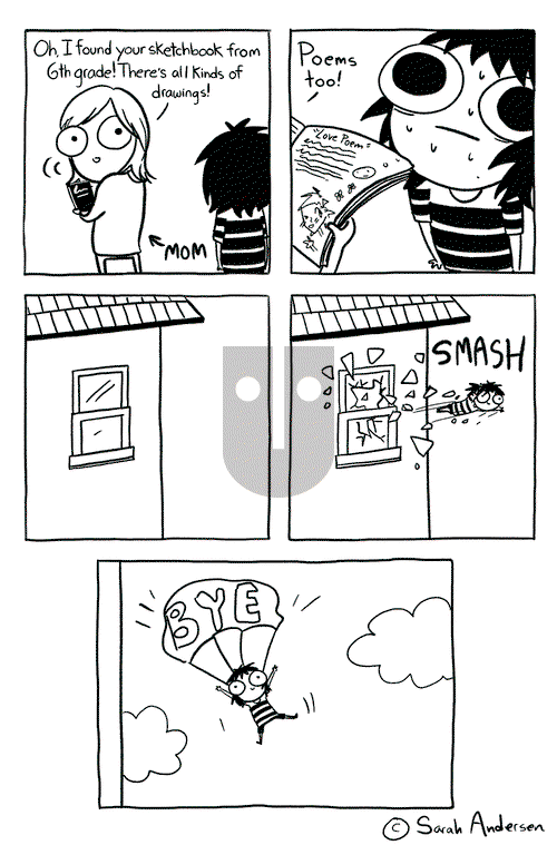 Sarah's Scribbles on Saturday July 25, 2015 Comic Strip
