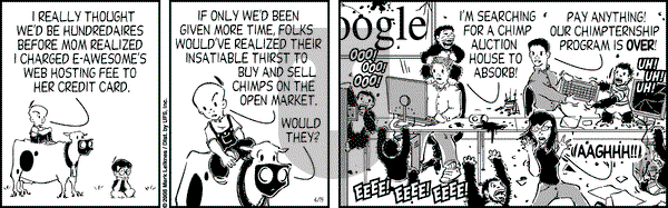 Cow and Boy Classics on Saturday April 19, 2008 Comic Strip