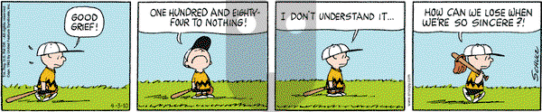 Peanuts - Saturday April 3, 2010 Comic Strip