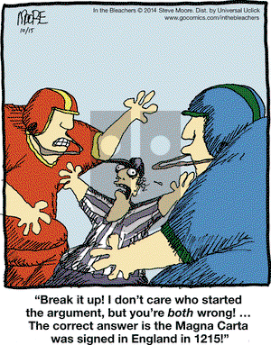 In the Bleachers on Wednesday October 15, 2014 Comic Strip