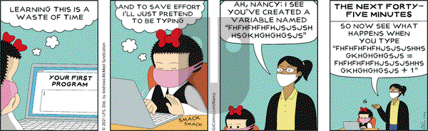 Nancy on Wednesday May 12, 2021 Comic Strip