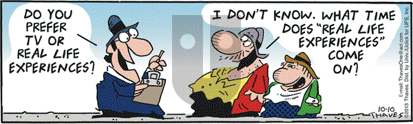 Frank and Ernest on Thursday October 10, 2013 Comic Strip