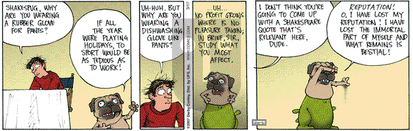 Get Fuzzy on Saturday March 17, 2007 Comic Strip