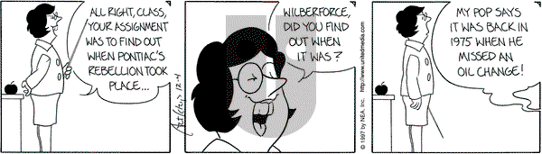 The Born Loser on Thursday December 4, 1997 Comic Strip