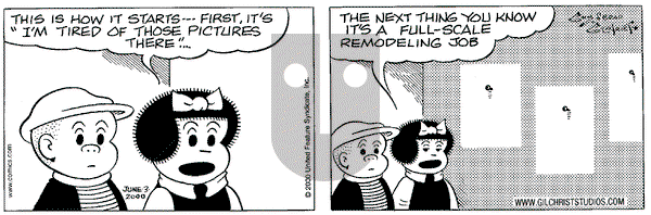 Nancy on Tuesday June 13, 2000 Comic Strip