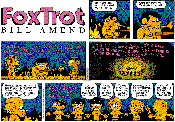 FoxTrot on Sunday August 3, 1997 Comic Strip
