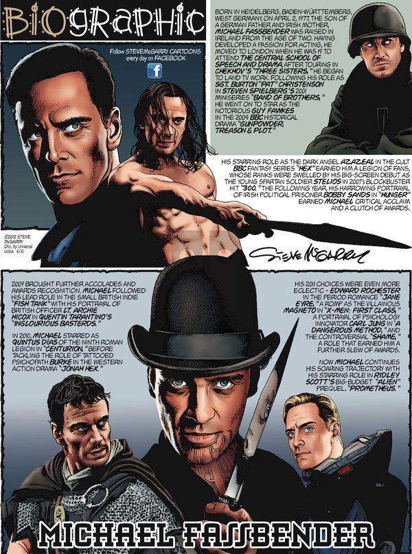 Biographic on Sunday June 10, 2012 Comic Strip