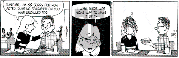 Luann on Saturday December 1, 2001 Comic Strip