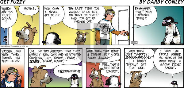 Get Fuzzy on Sunday March 8, 2009 Comic Strip