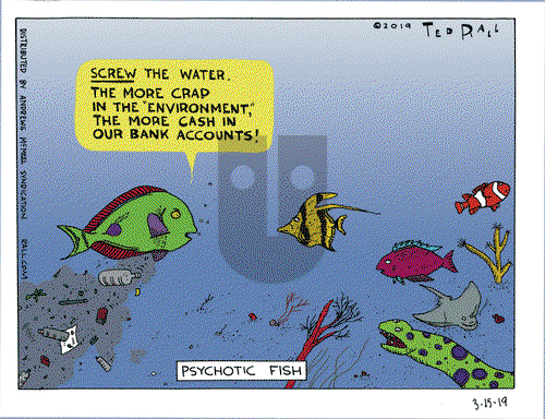 Ted Rall on Friday March 15, 2019 Comic Strip