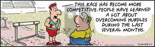 Frank and Ernest on Friday January 1, 2021 Comic Strip