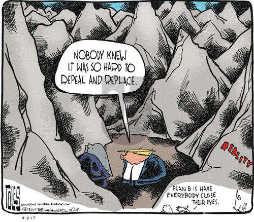 Tom Toles on Tuesday April 4, 2017 Comic Strip