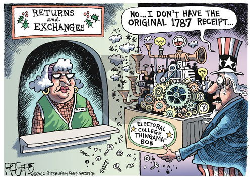 Rob Rogers on Sunday November 27, 2016 Comic Strip